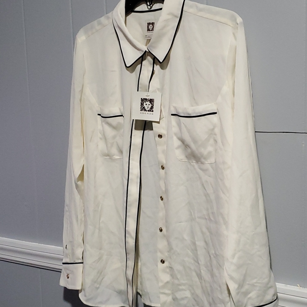 Gorgeous Blouse Anne Klein sz OX $84